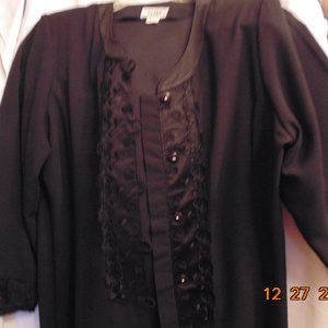 EUC Vintage Dolce Xland Black Duster Jacket